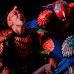 Dancers portray hawk and parrot in FLIGHT