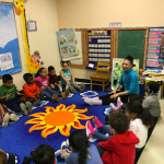 Supervisor Samantha teaches a class