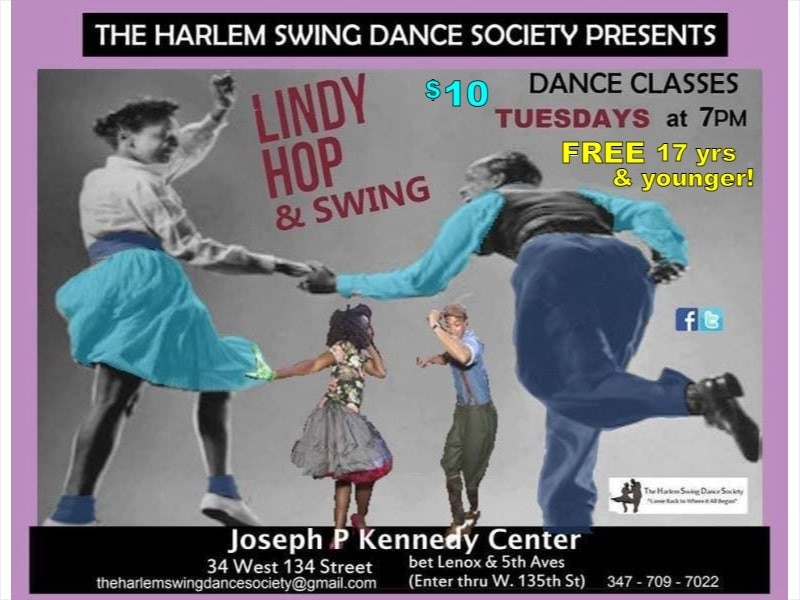 Swing Back and do Harlem's famed dance of the Lindy Hop!