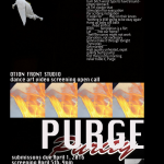 April 1 Deadline for Submissions! Dance Art Video Screening: /PURGE/