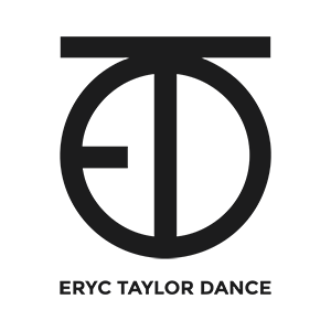 White background with a black log of ETD with "ERYC TAYLOR DANCE" below.