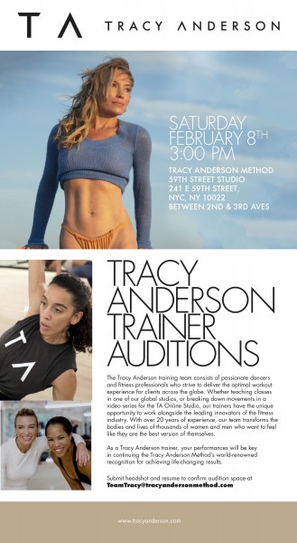 AUDITION for Dance and Fitness Teachers 