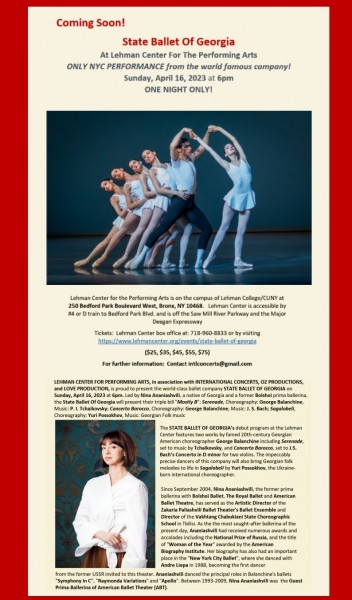 Ballet Dancers of the State Ballet of Georgia 