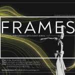 Woman offset to the right with her right arm above her head and next to her ear and left arm parallel to the side.