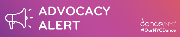 Pink gradient background, White text reads 'Advocacy Alert'